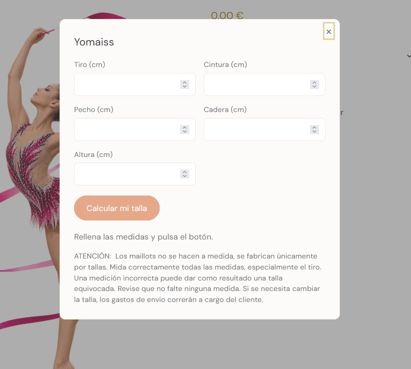 13Sizer - Size calculator for your shop
