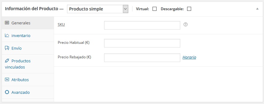 Información de Producto